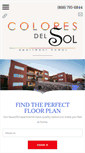 Mobile Screenshot of coloresdelsolapartments.com